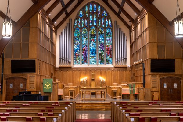 sanctuary at Grace Presbyterian Church, Jenkintown, PA 360 Virtual Tour for Religious Place of Worship