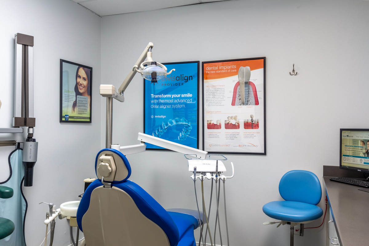 exam room at Dulac Dental of Springfield, VA 360 Virtual Tour for Dentist