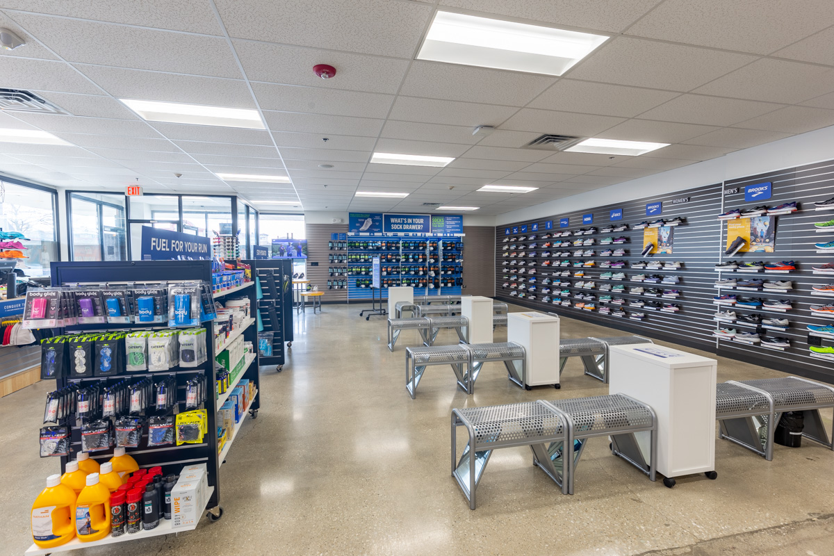 interior of Road Runner Sports Downers Grove, IL 360 Virtual Tour for Running Shoe Store