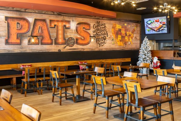 indoor dining at Pat's Pizza Kennett Square, PA 360 Virtual Tour for Pizzeria