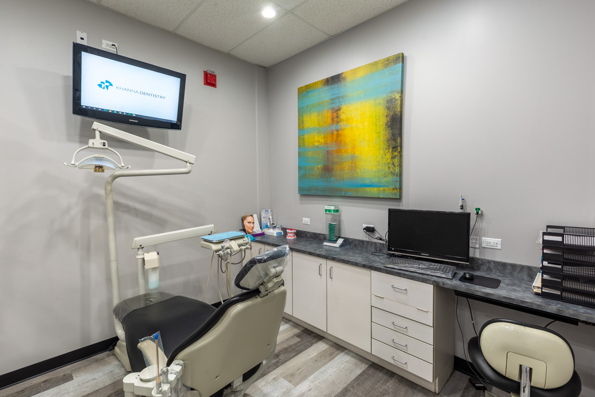 exam room at Khanna Dentistry of Geneva, IL 360 Virtual Tour for Dentist
