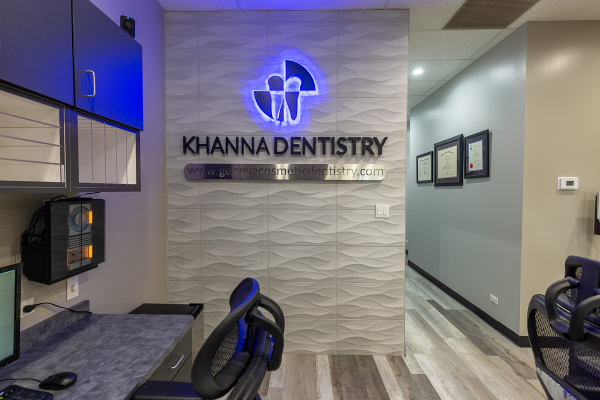 sign of Khanna Dentistry of Geneva, IL 360 Virtual Tour for Dentist