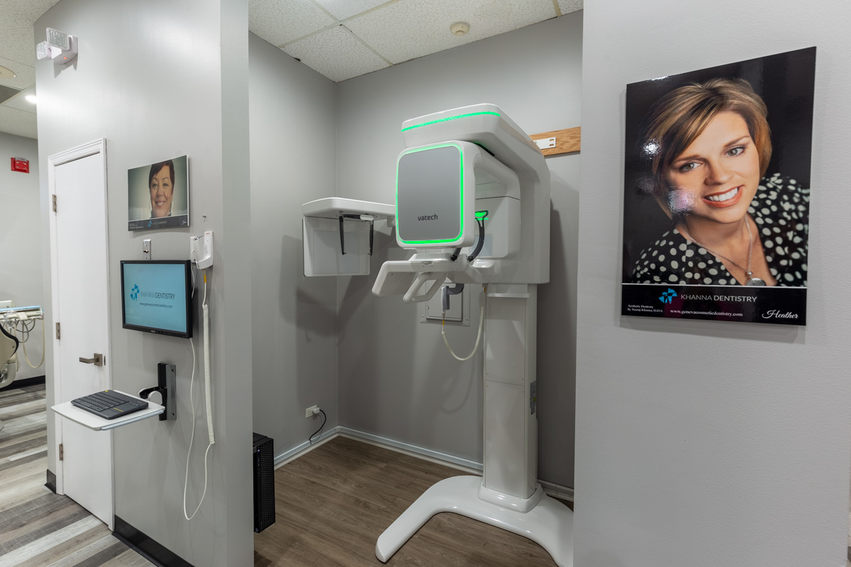 x-ray dental imaging at Khanna Dentistry of Geneva, IL 360 Virtual Tour for Dentist