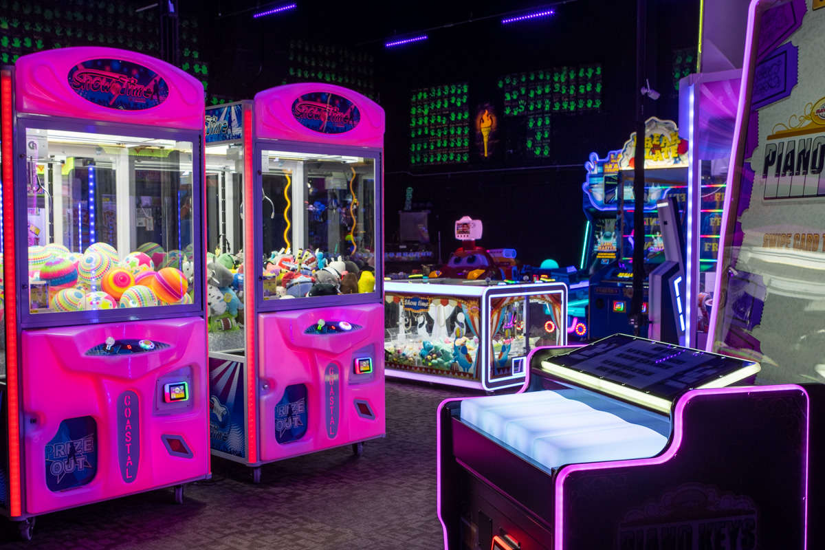 ufo catcher games at Monster Mini Golf, Eatontown, NJ 360 Virtual Tour for Arcade and Miniature Golf Course