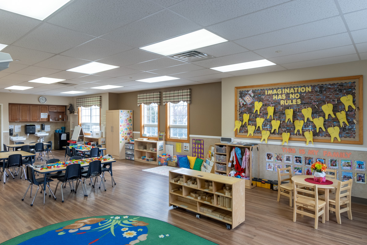 class room at Lightbridge Academy, Westfield, NJ | 360 Virtual Tour for Pre-school Day Care Center