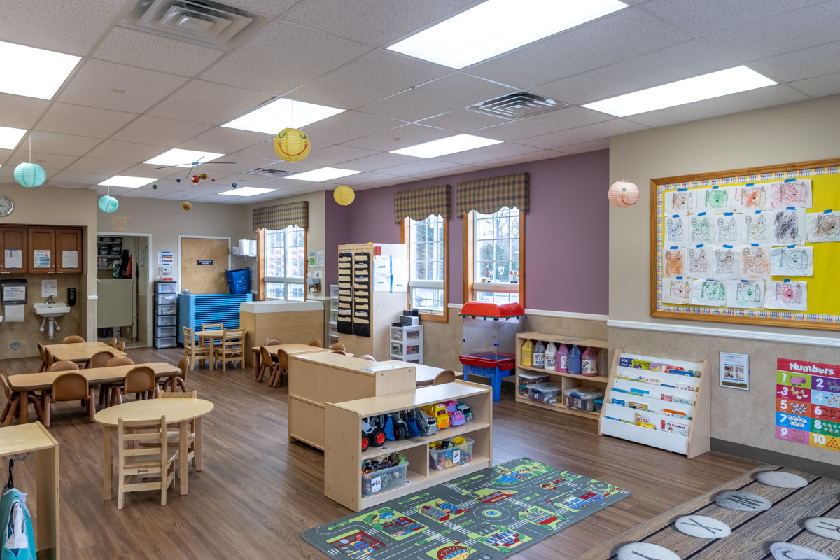 classroom in Lightbridge Academy, Westfield, NJ | 360 Virtual Tour for Pre-school Day Care Center
