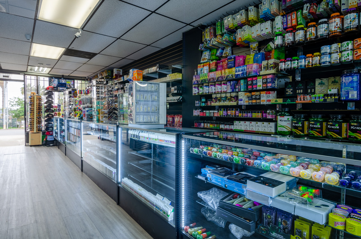 counter at Main Street Smoke And Vape, San Diego, CA 360 Virtual Tour for Tobacco shop