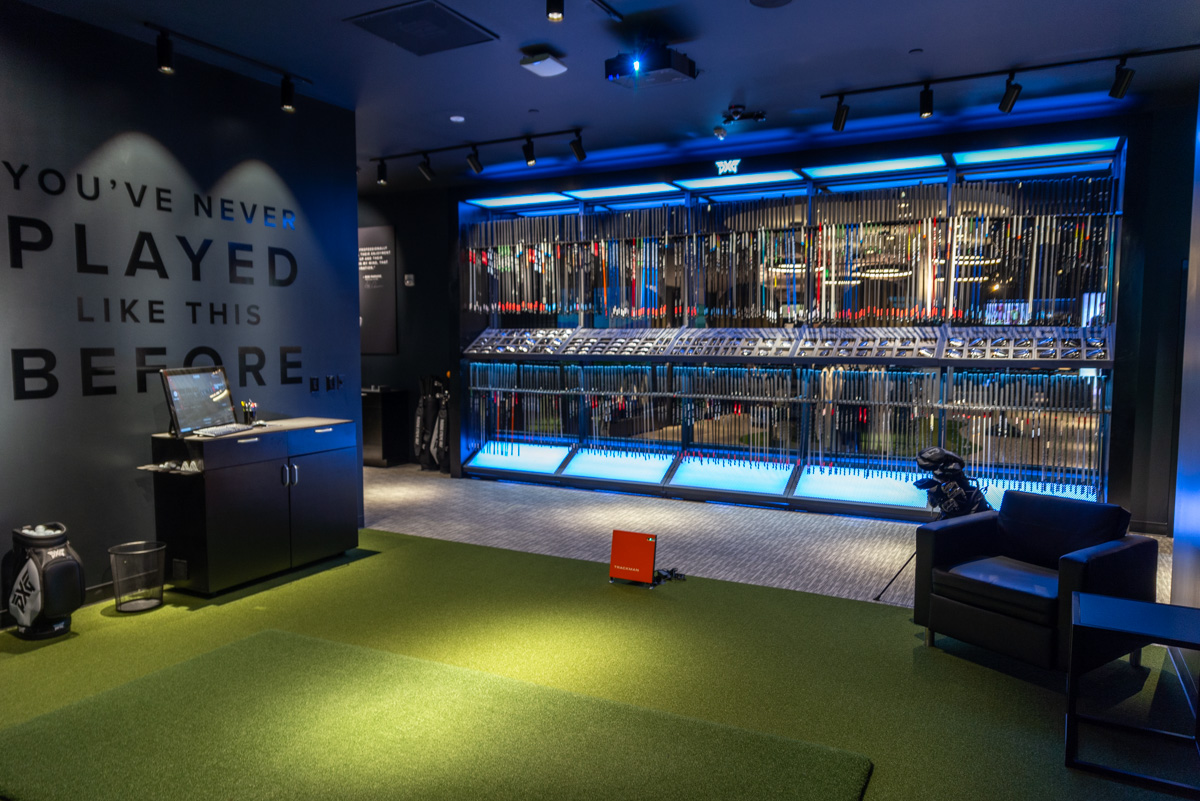 golf clubs at PXG Charlotte, NC 360 Virtual Tour for Golf Gear and Apparel