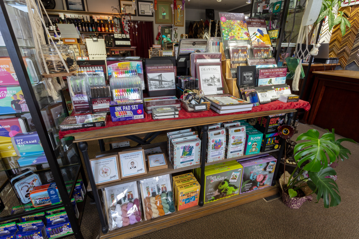 drawing supplies at A Framer's Touch, Forest Grove, OR 360 Virtual Tour for Picture Frame Shop