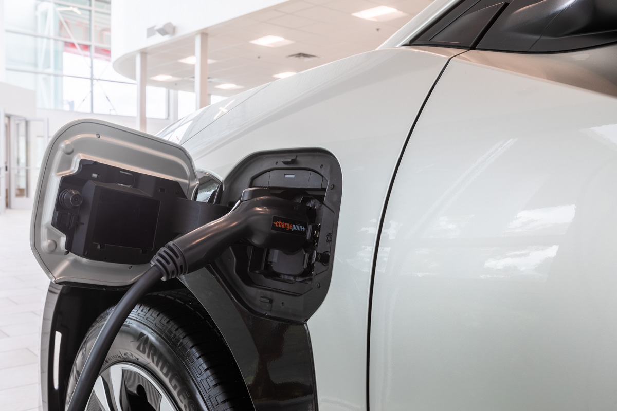 ev electric charger plug at World Toyota, Atlanta, GA 360 Virtual Tour for Car Dealership