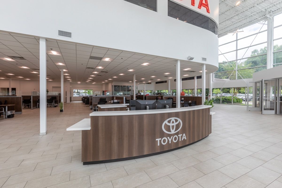 front desk at World Toyota, Atlanta, GA 360 Virtual Tour for Car Dealership