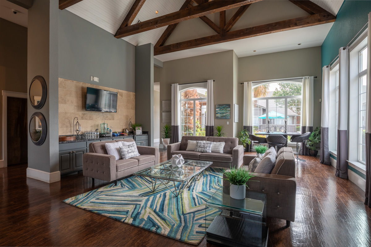 club house lounge at Village Green of Bear Creek in Euless, TX 360 Virtual Tour for Apartment complex