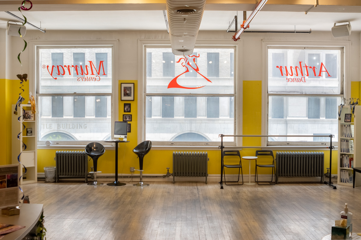 dance studio windows at Arthur Murray Manhattan 5th Avenue 360 Virtual Tour for Dance school