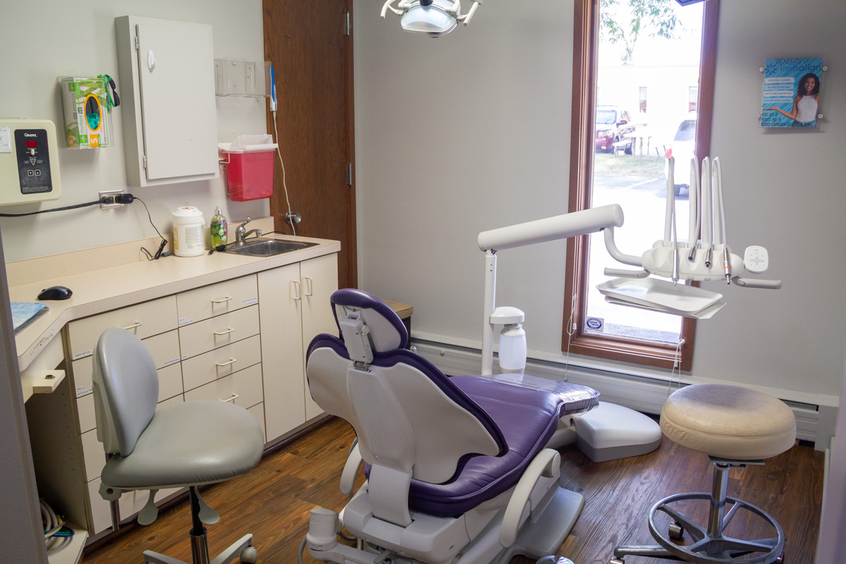 dental chair in Northwest Dental Group, Rochester, MN 360 Virtual Tour for Dentist