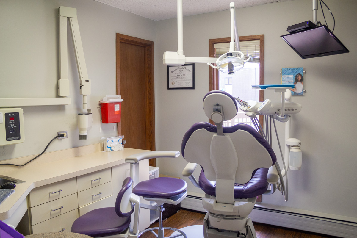 dental exam room at Northwest Dental Group, Rochester, MN 360 Virtual Tour for Dentist