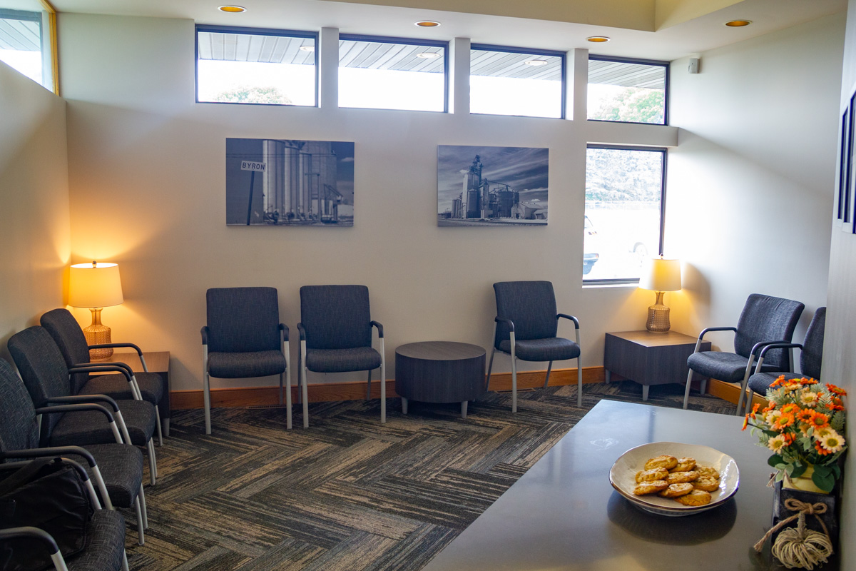 waiting room at Northwest Dental Group, Byron, MN 360 Virtual Tour for Dentist