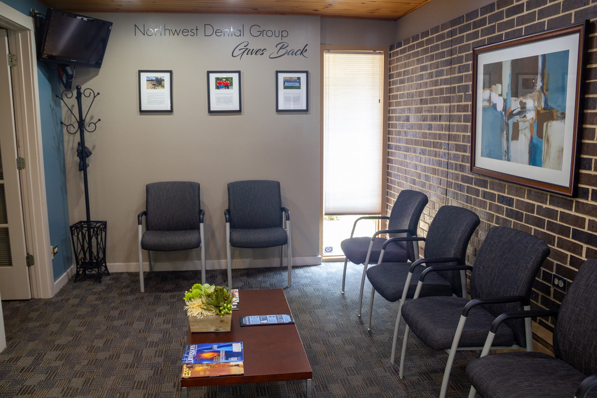 waiting room at Northwest Dental Group, Rochester, MN 360 Virtual Tour for Dentist