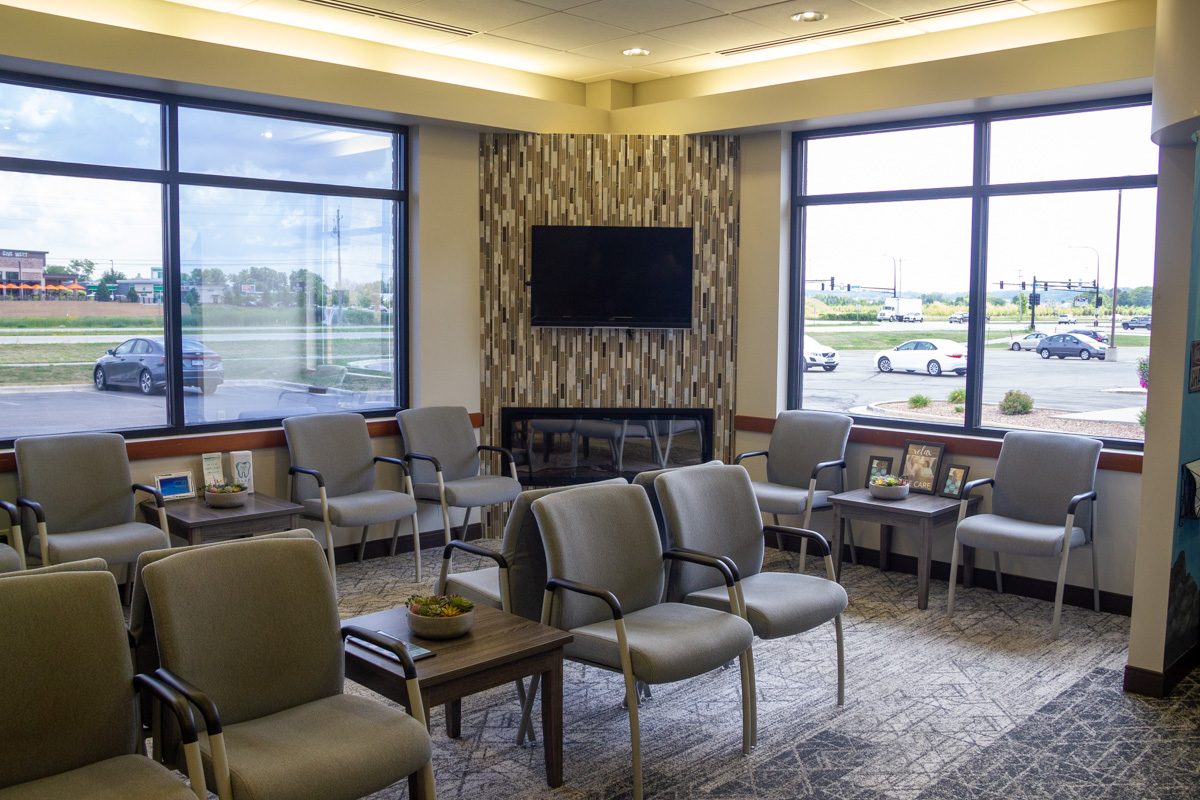 waiting room at Northwest Dental Group Superior Dr., Rochester, MN 360 Virtual Tour for Dentist