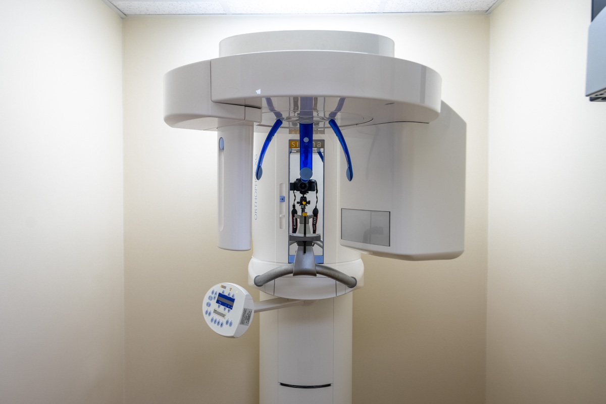 2D tomography imaging machine at Concerned Dental Care of Farmingville, NY 360 Virtual Tour for Dentist