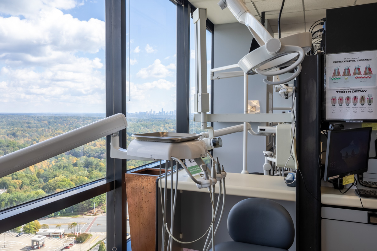 dental room with view at Riverwood Dental, Atlanta, GA 360 Virtual Tour for Dentist