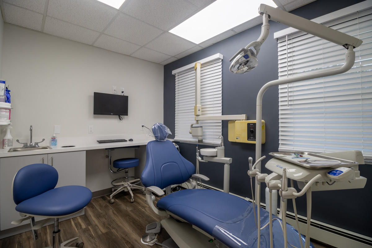 exam room at Concerned Dental Care of Port Jefferson, NY 360 Virtual Tour for Dentist