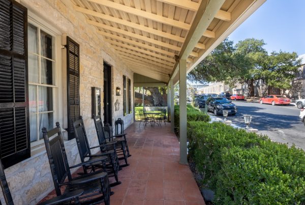 porch of The Evers House, Fredericksburg, TX 360 Virtual Tour for Hotel