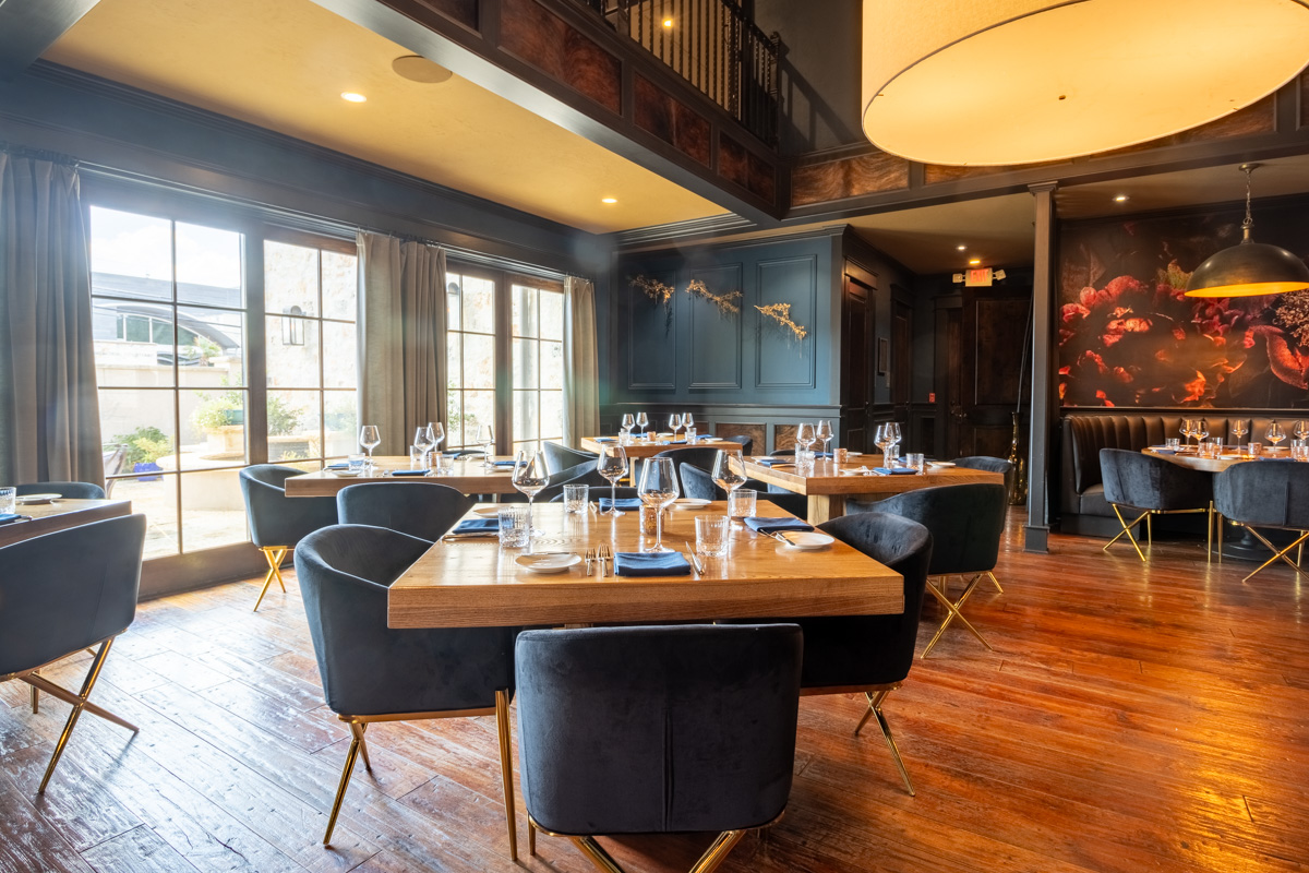 table seating at Sage Restaurant and Lounge, Fredericksburg, TX 360 Virtual Tour for Restaurant