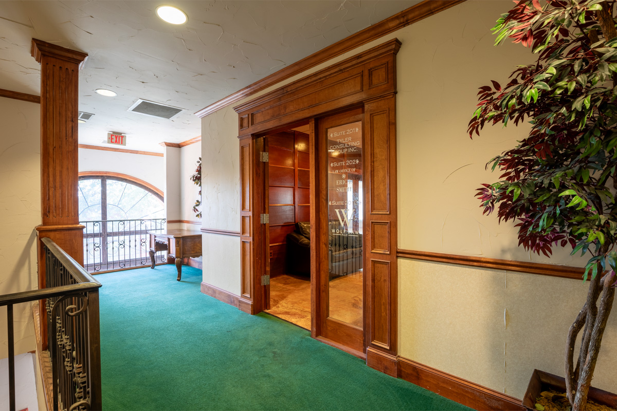 entrance to Wolf Law PLLC, Grand Prairie, TX 360 Virtual Tour for Personal Injury Attorney