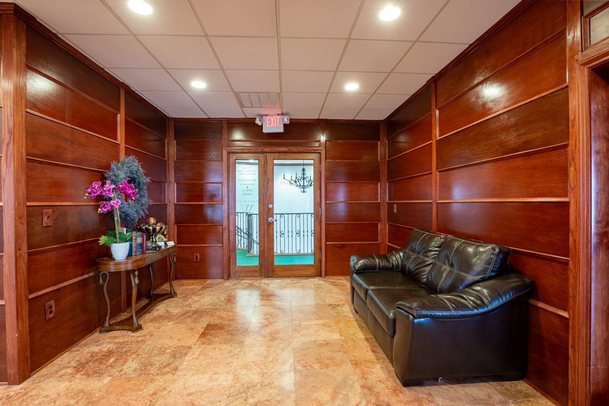 reception room of Wolf Law PLLC, Grand Prairie, TX 360 Virtual Tour for Personal Injury Attorney