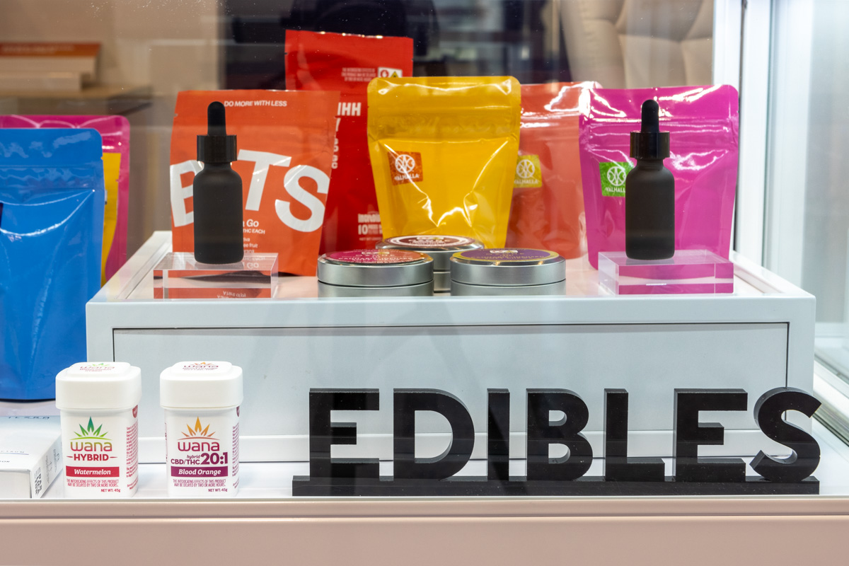 edibles at Indigo Dispensary, Brooklawn, NJ 360 Virtual Tour for Cannabis store