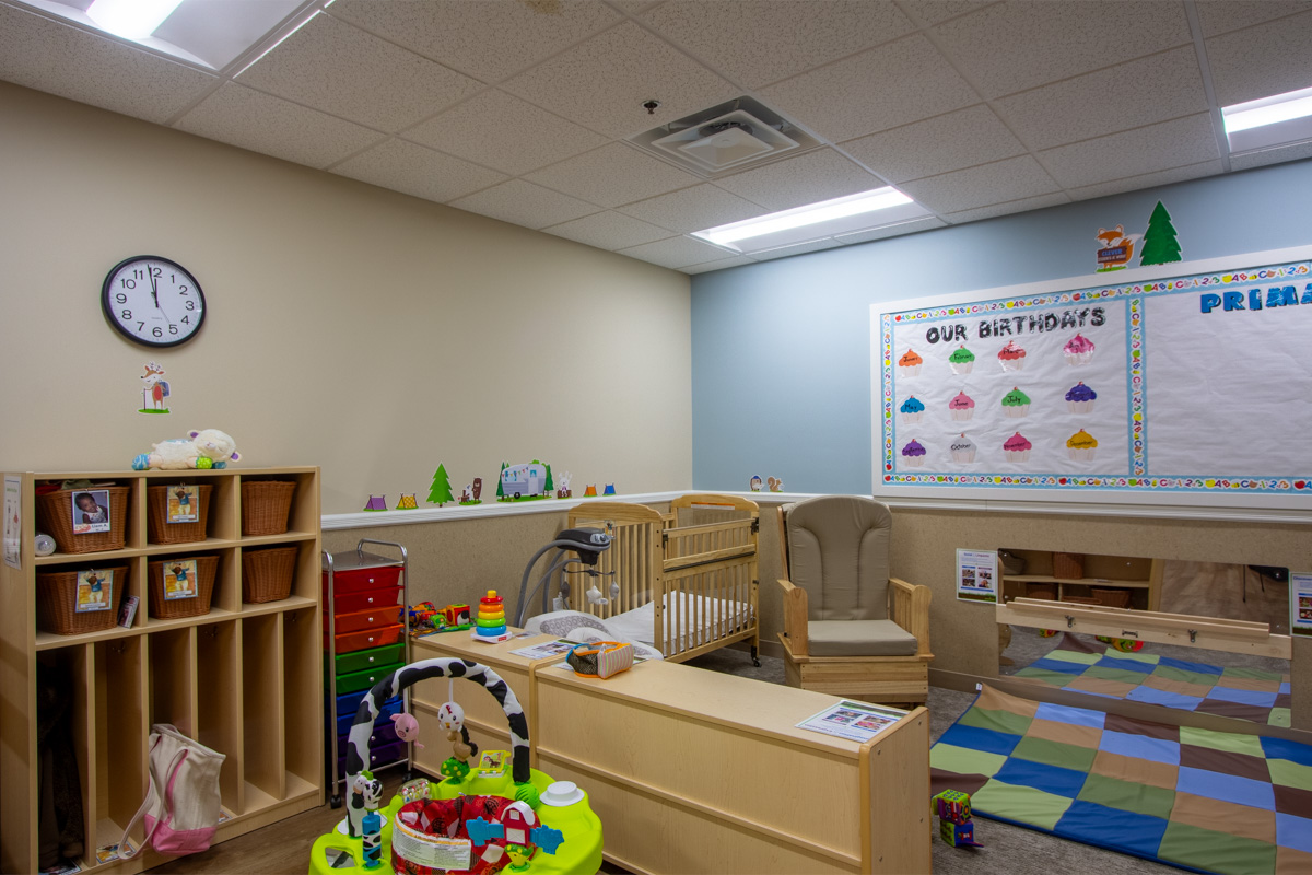 infant room at Lightbridge Academy, Frederick, MD 360 Virtual Tour for Pre-school Day Care Center