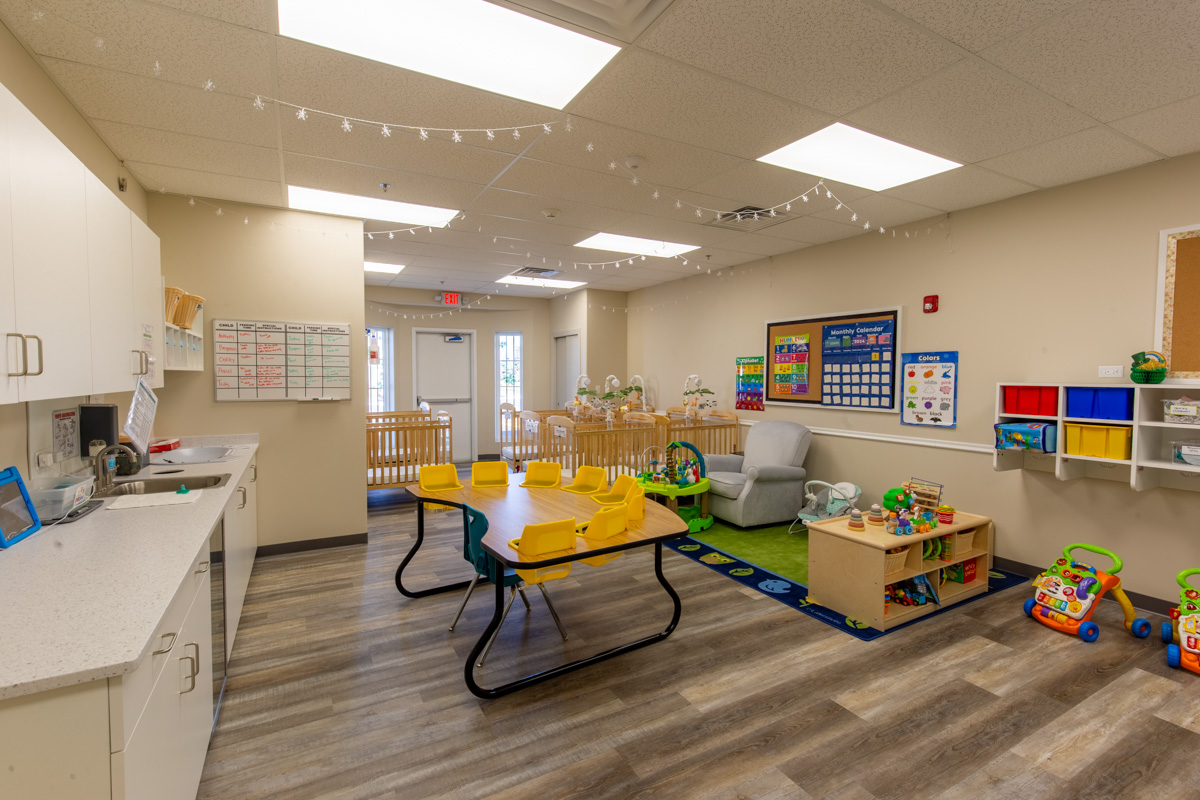 infant room at Little Learner Children's Academy, Minooka, IL 360 Virtual Tour for Pre-school Day Care Center