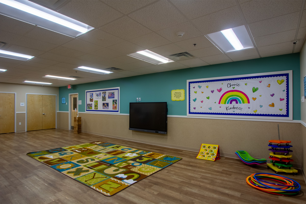 multi-purpose room at Lightbridge Academy, Frederick, MD 360 Virtual Tour for Pre-school Day Care Center