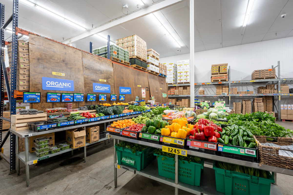 vegetables display at Specialty Produce Market, San Diego, CA 360 Virtual Tour for Grocery store