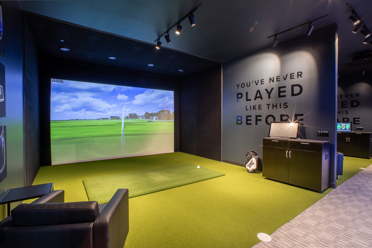 virtual driving range simulator - PXG East Bay, Dublin, CA 360 Virtual Tour for Golf Gear and Apparel