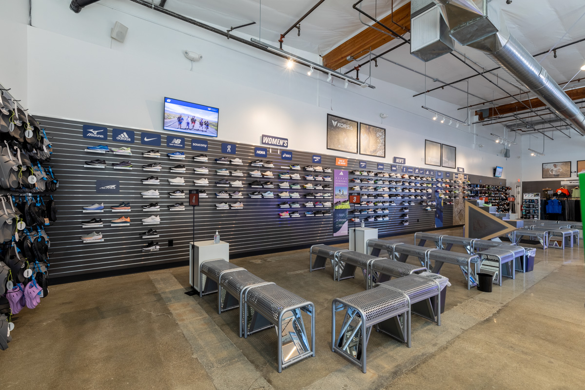 women's section at Road Runner Sports, Temecula, CA 360 Virtual Tour for Running Shoe Store