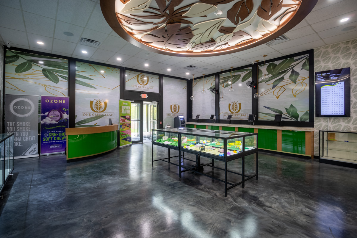 inside One Green Leaf Dispensary, Gibbsboro, NJ 360 Virtual Tour for Cannabis store