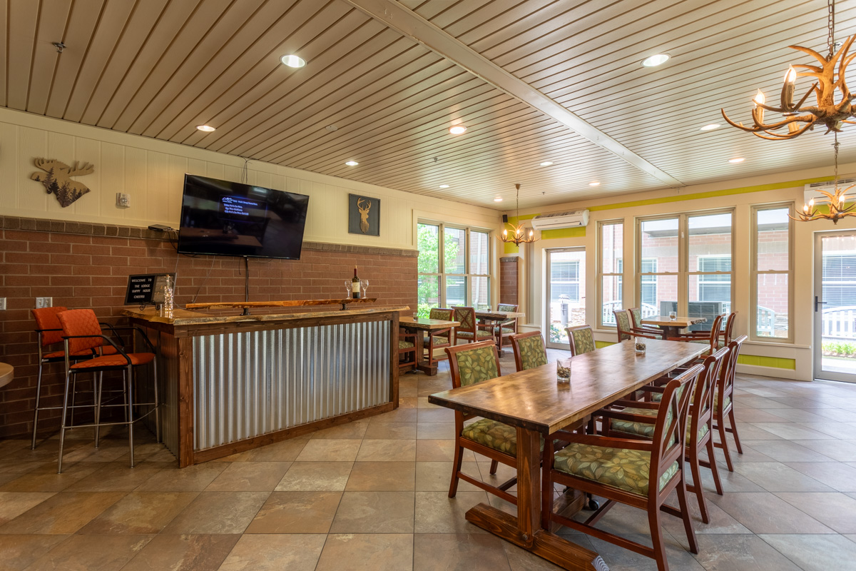 the porch bar - The Lodge at Natchez Trace, Nashville, TN 360 Virtual Tour for Assisted living facility