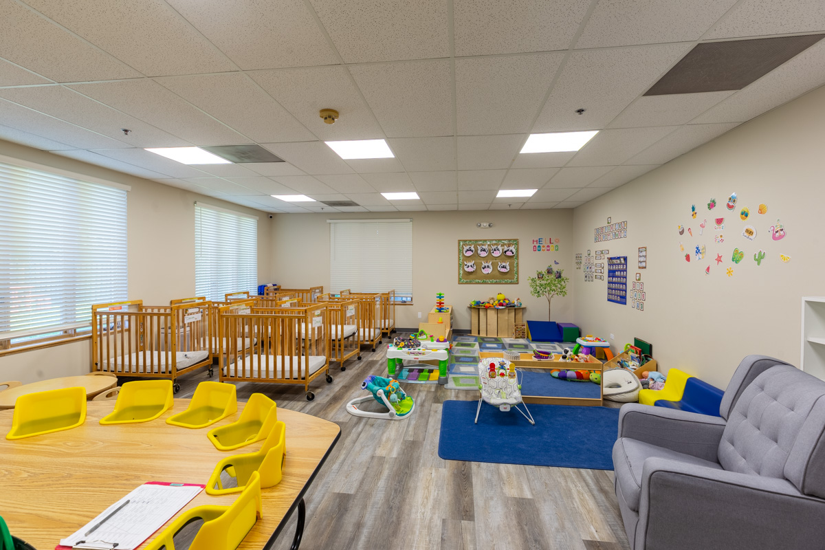 infant room of Little Learner Children's Academy, Naperville, IL 360 Virtual Tour for Pre-school Day Care Center