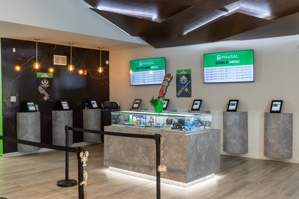 interior of Phasal Dispensary, Runnemede, NJ | 360 Virtual Tour for Cannabis store