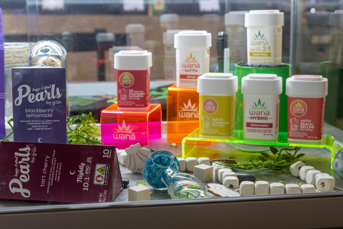 wana display at Phasal Dispensary, Runnemede, NJ | 360 Virtual Tour for Cannabis store