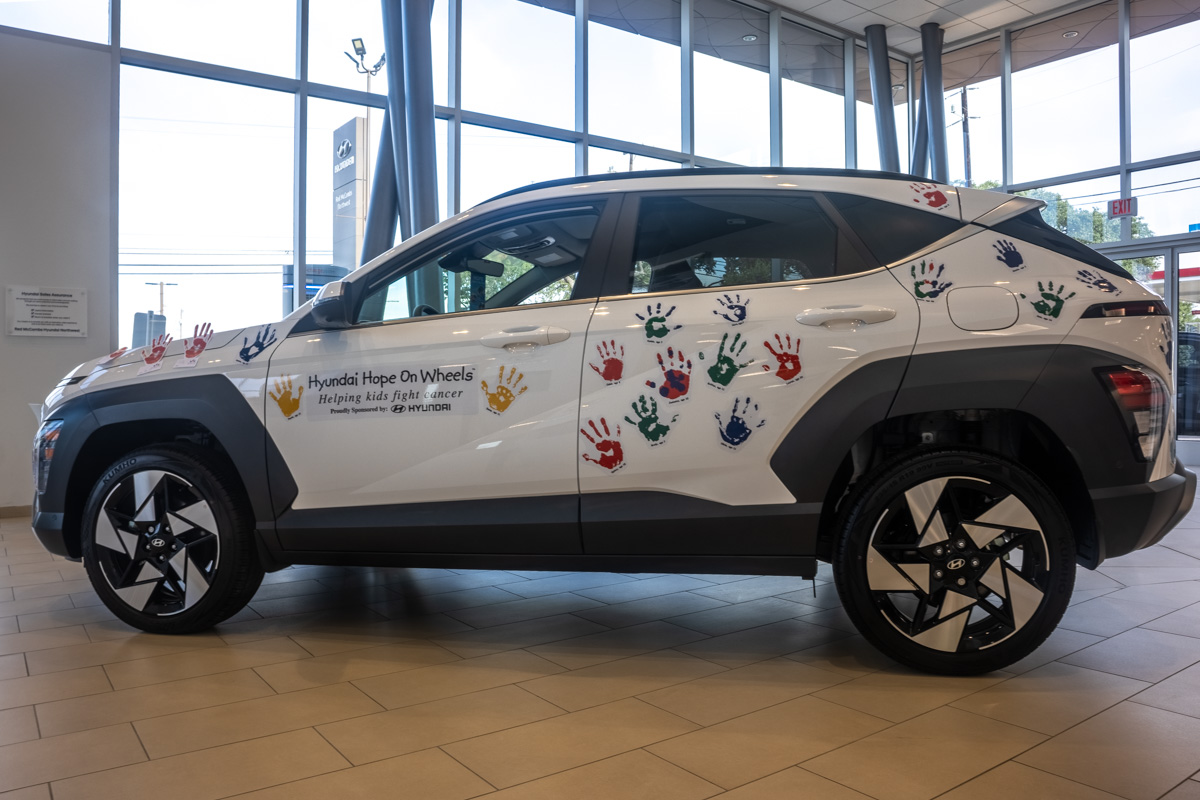 Hyundai hope on wheels cancer charity at Red McCombs Hyundai Northwest San Antonio, TX 360 Virtual Tour for Car Dealership