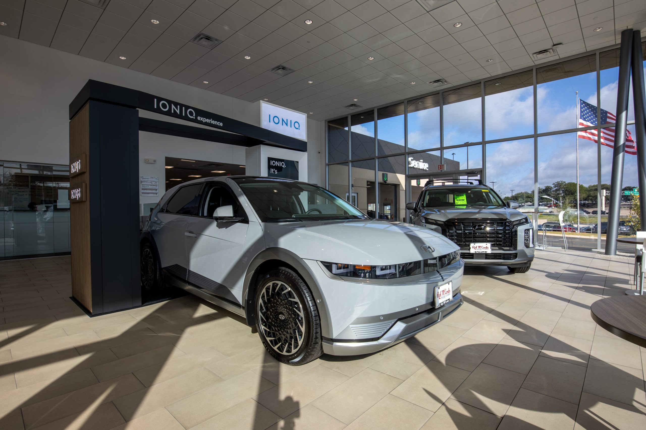 hyundai ioniq 5 ev at Red McCombs Superior Hyundai, San Antonio, TX 360 Virtual Tour for Car Dealership