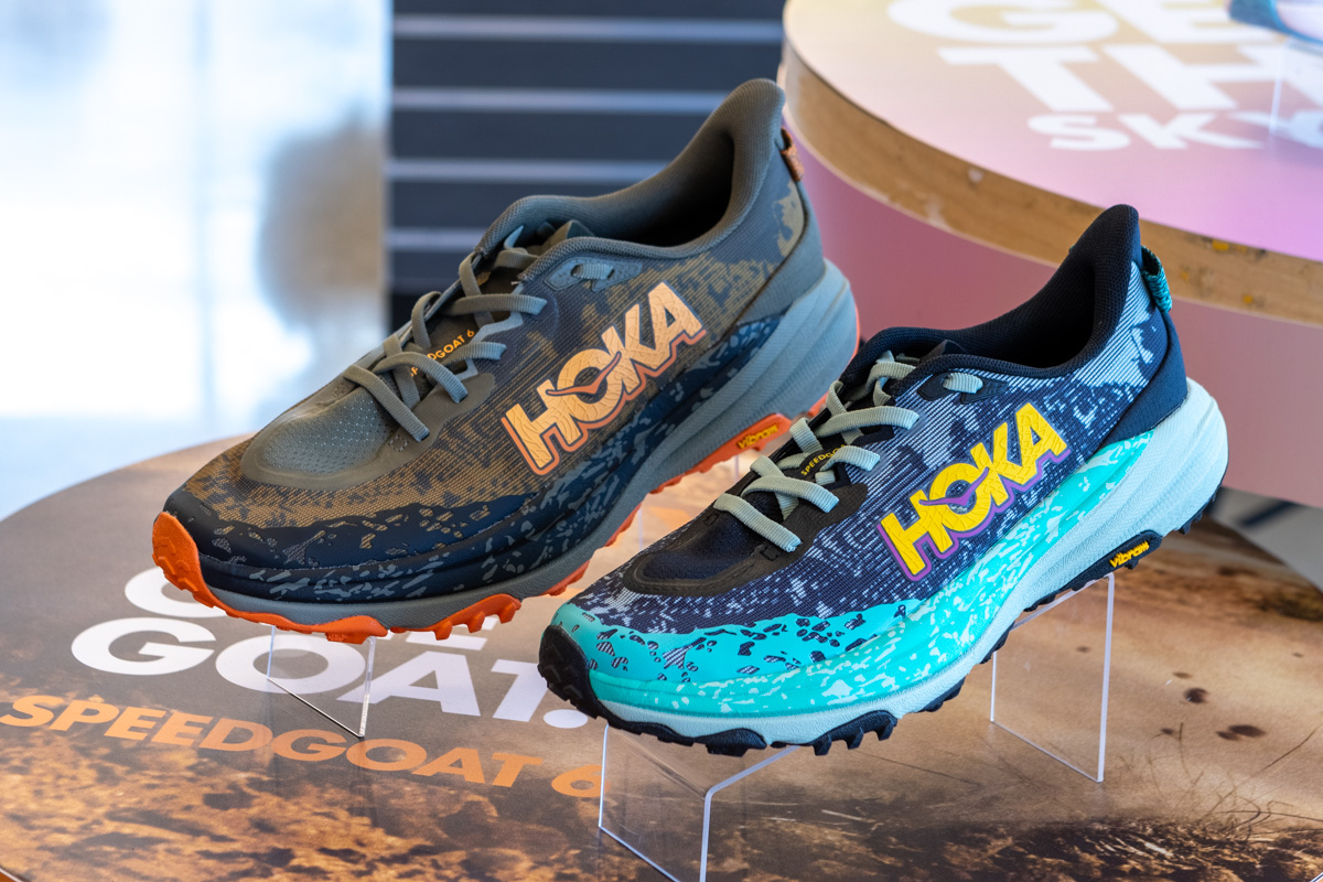 Hoka running sneakers at Road Runner Sports, Paramus, NJ 360 Virtual Tour for Running Shoe Store