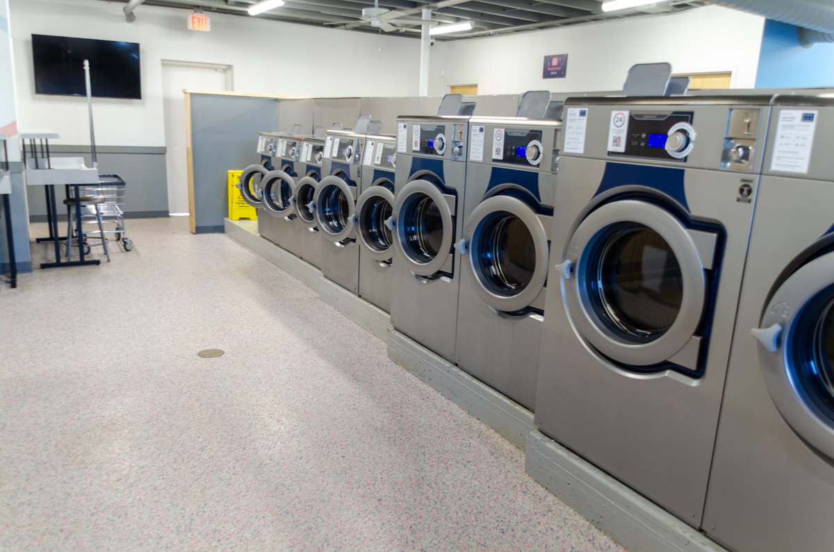 dryer and washing machines at LaundroLab Laundromat, Charlotte, NC 360 Virtual Tour for Laundromat