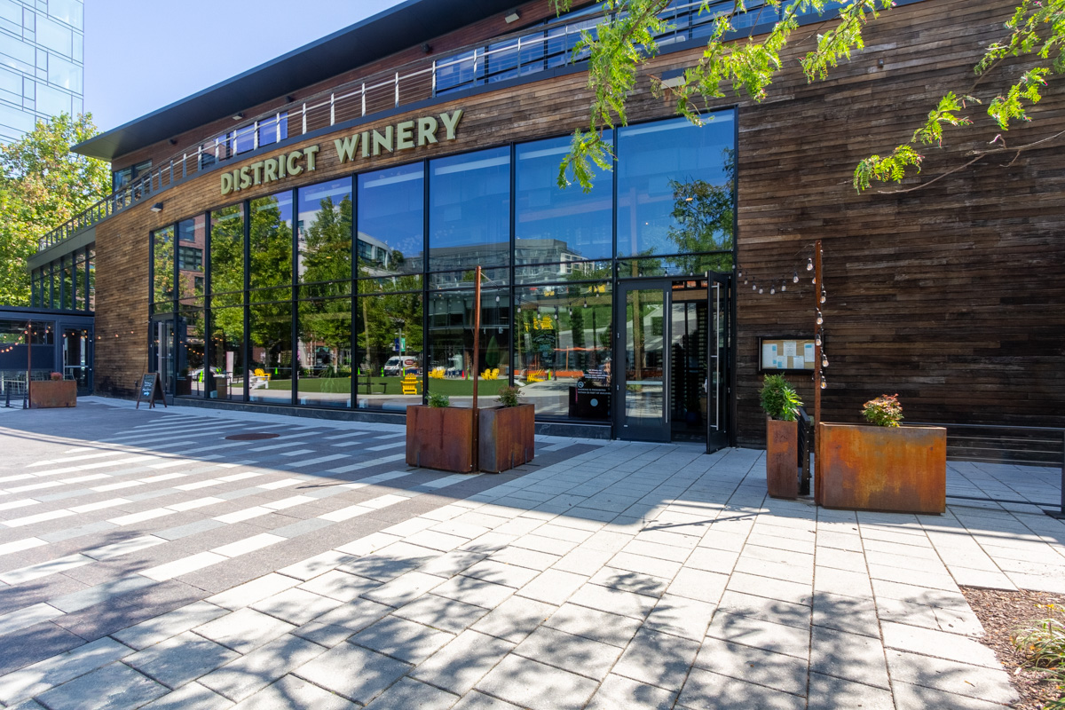 front exterior of District Winery, Washington, D.C. 360 Virtual Tour for Wine bar restaurant and venue