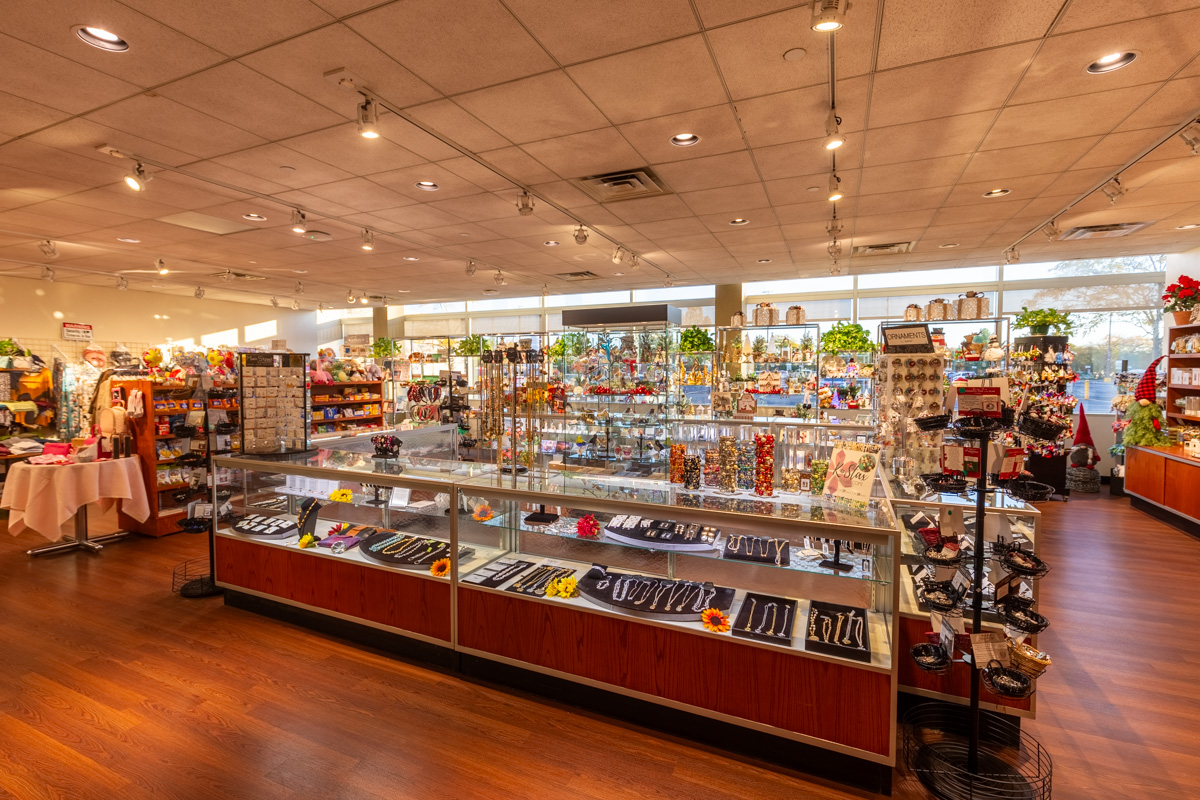 jewelry display at Gottlieb Memorial Hospital Gift Shop, Melrose Park, IL 360 Virtual Tour for Gift Shop