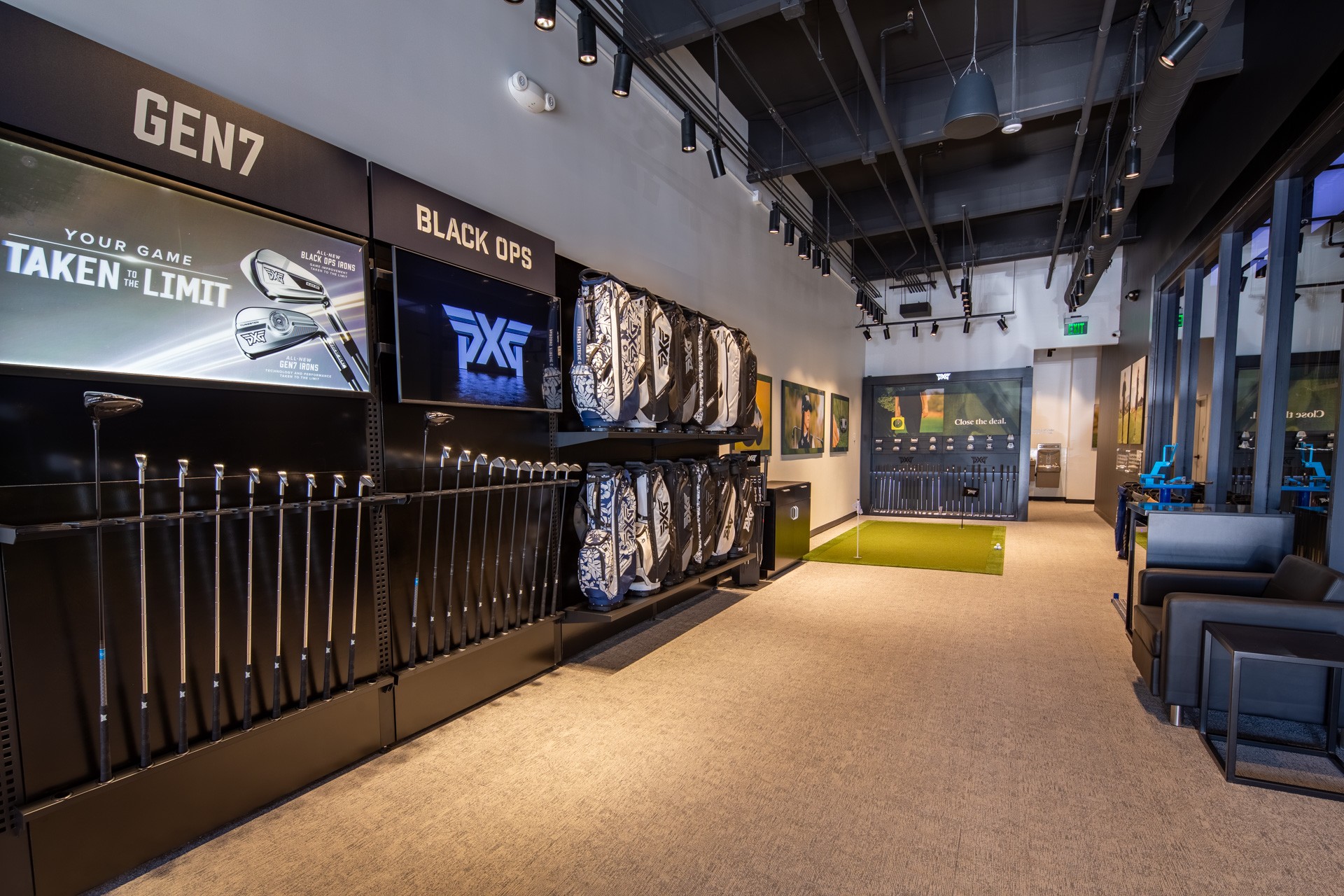 golf gear at PXG Golf Store, San Jose, CA 360 Virtual Tour for Golf Shop