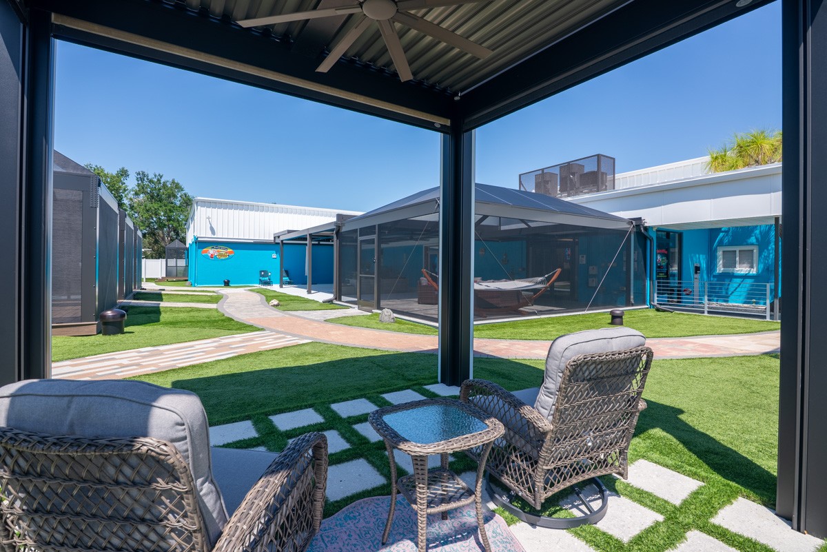 patio chairs at Absolute Aluminum, Venice, FL 360 Virtual Tour for Patio enclosure supplier