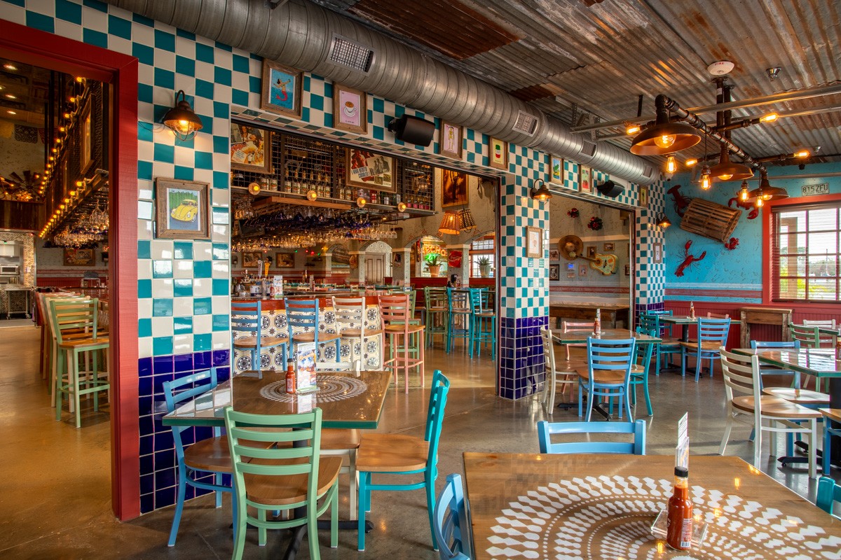 table seating at Lupe Tortilla Mexican Restaurant, Kemah, TX 360 Virtual Tour for Restaurant